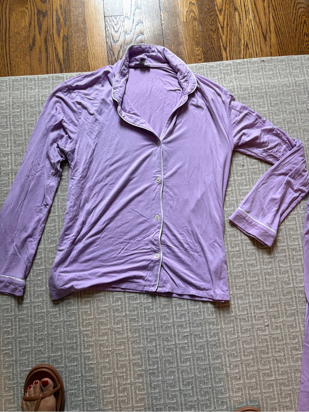 J. Crew Eco Dreamiest Pajama Set in Muted Orchid